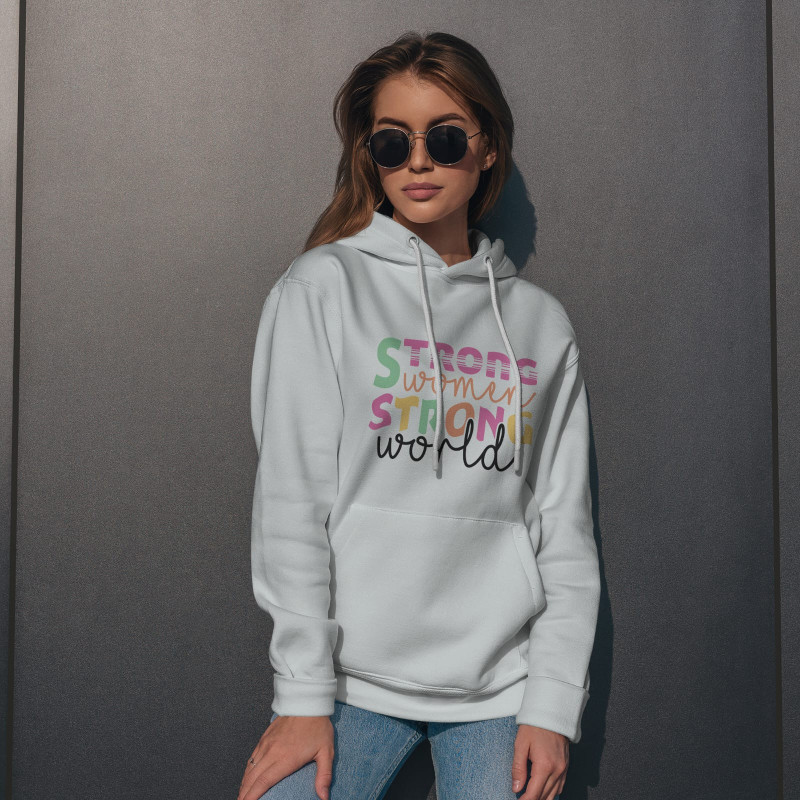 WinterWhisper Ladies Hoodie ( White )