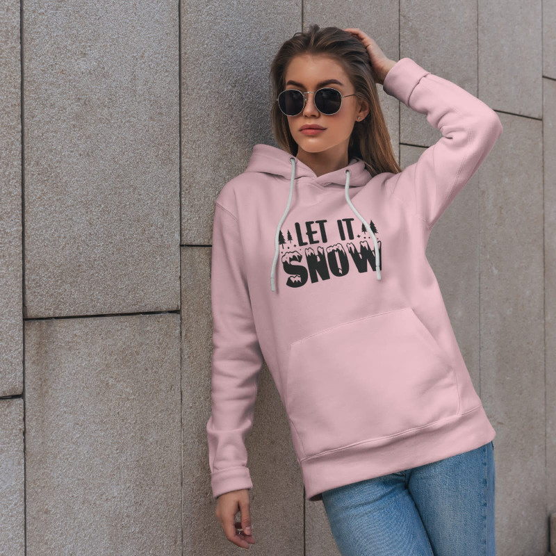 WinterWhisper Ladies Hoodie (Pink)